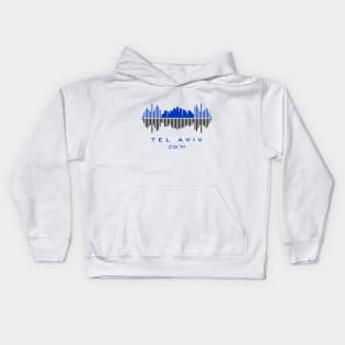 Tel Aviv (תל אביב) Soundwave Kids Hoodie